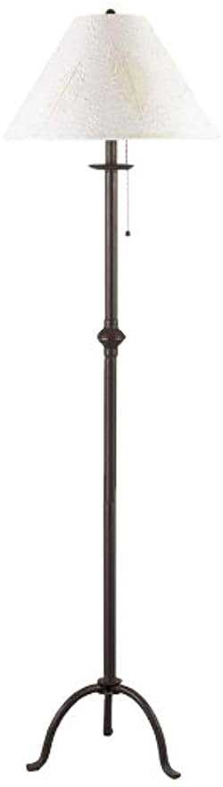 Matte Black Iron Floor Lamp with Pull Chain R158872