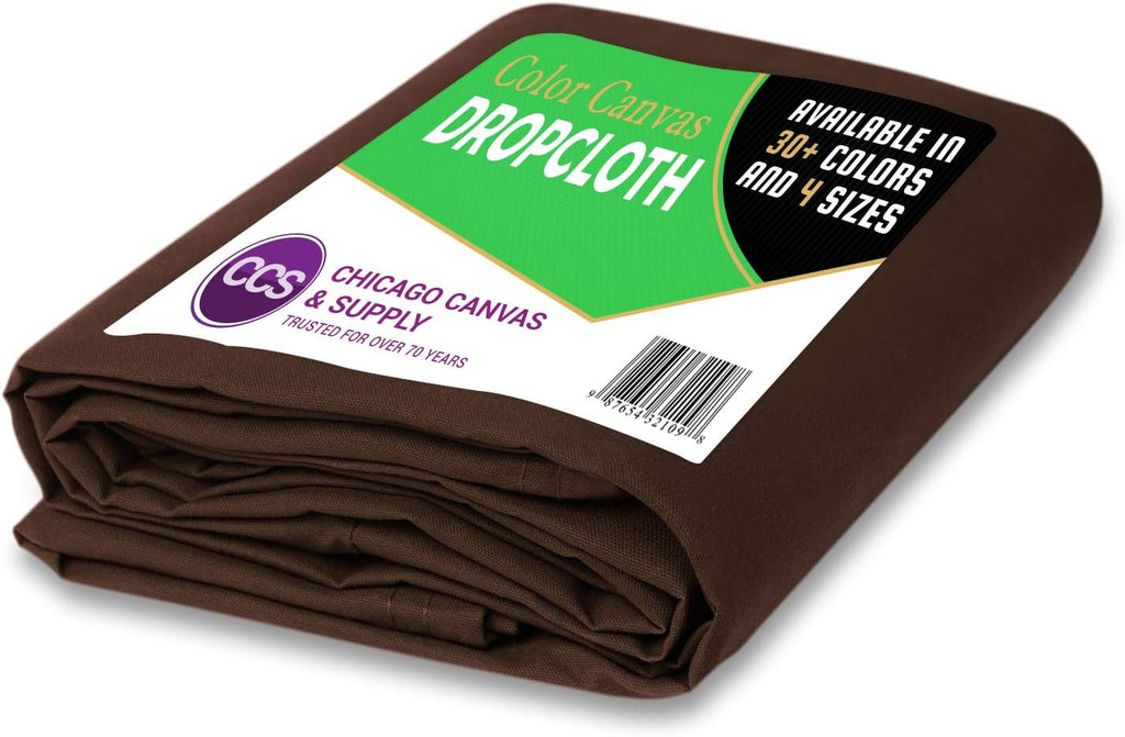 Gold Cotton Canvas Drop Cloth 6 by 10 Feet Pack of 2 F708