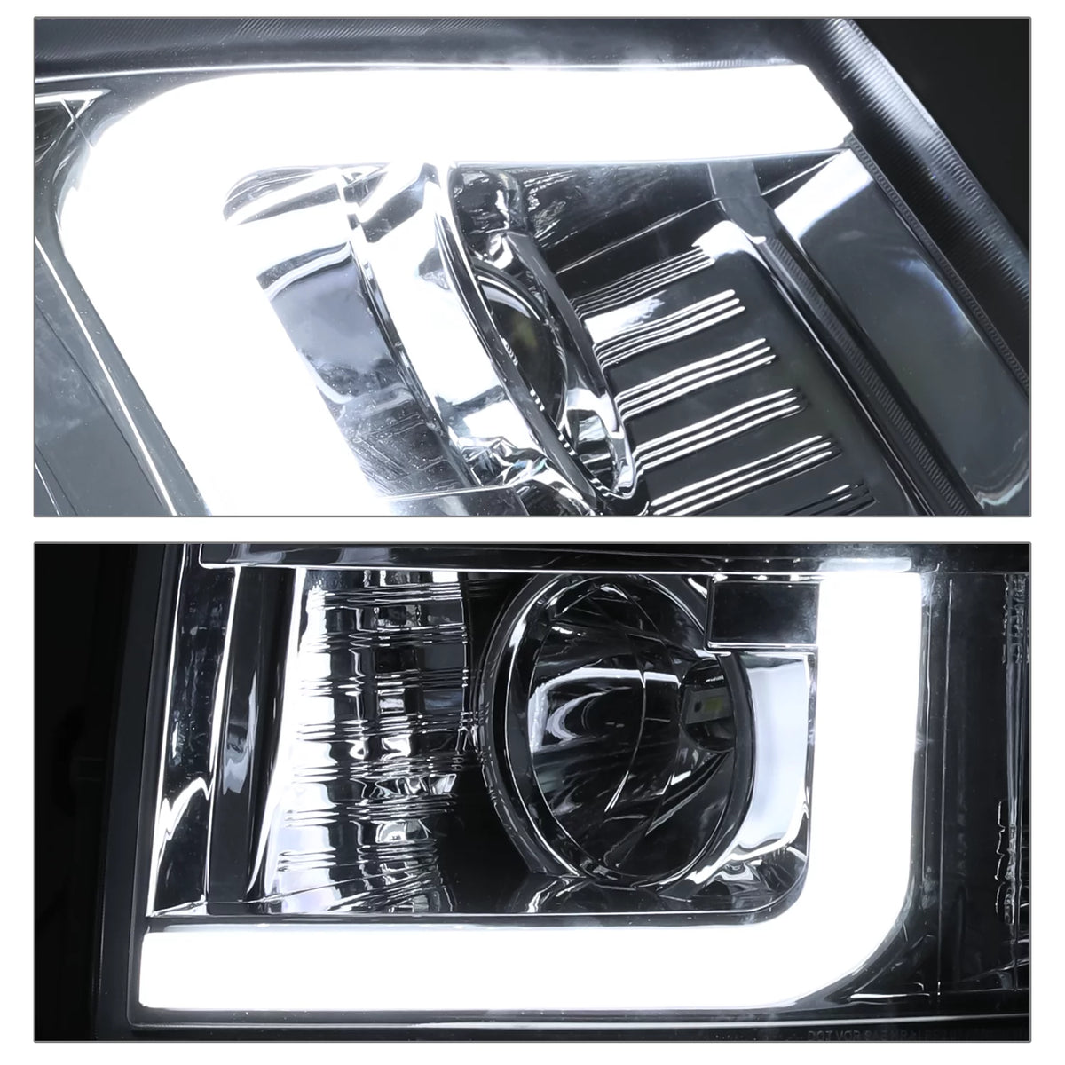 LED Projector Headlights Assembly for Chevy Silverado 1500 2500 3500 P608