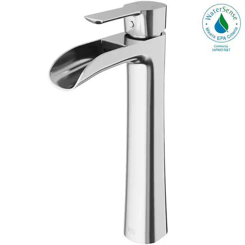 Single Handle Vessel Faucet in Brushed Nickel X1966