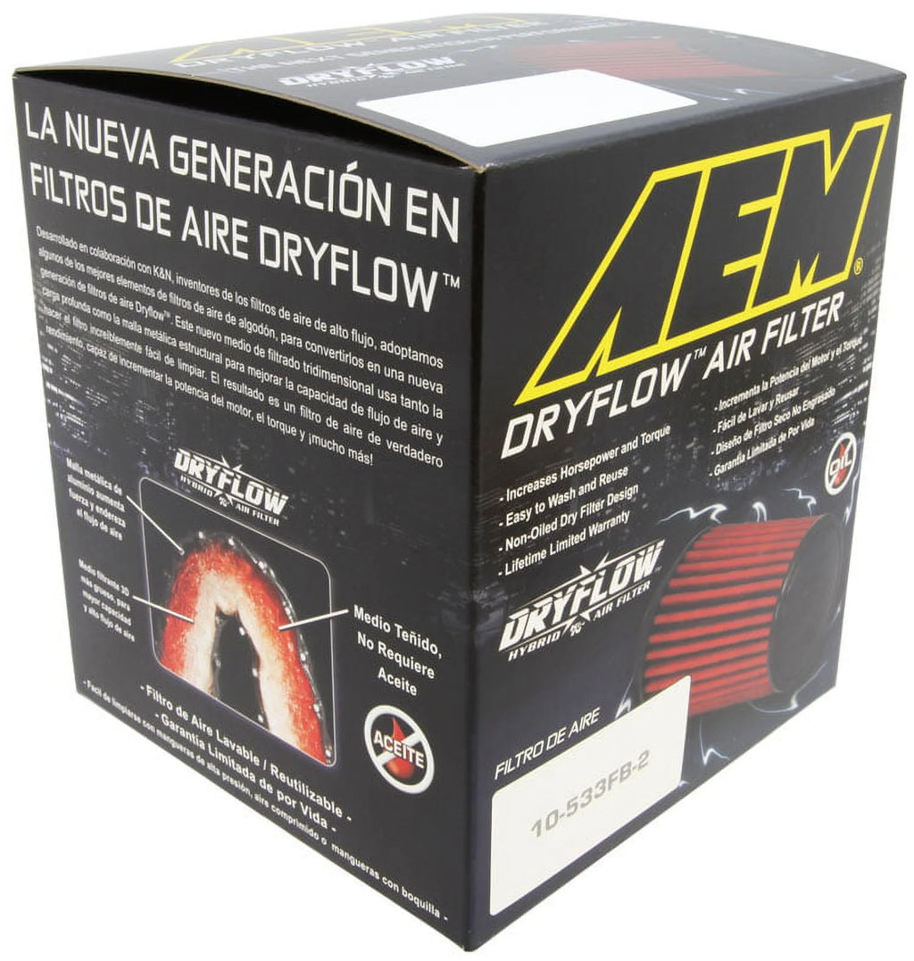 Universal DryFlow Clamp-On Air Filter J9311