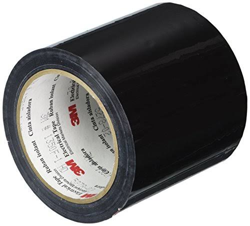 Black Electrical Tape, 4x22 Width x 72yd Length (1 Roll) L1523