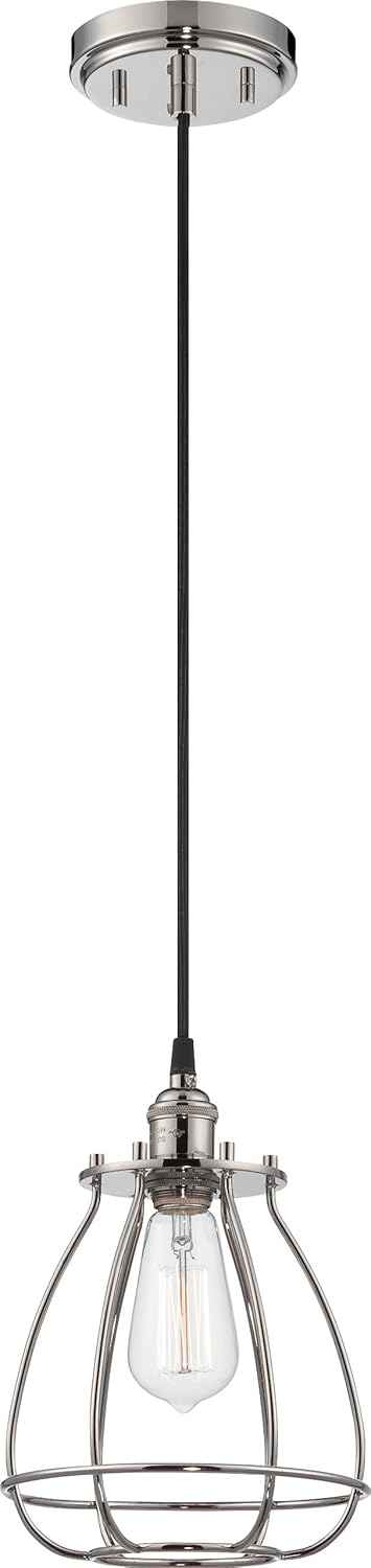 One Light Pendant Polished Nickel T5960