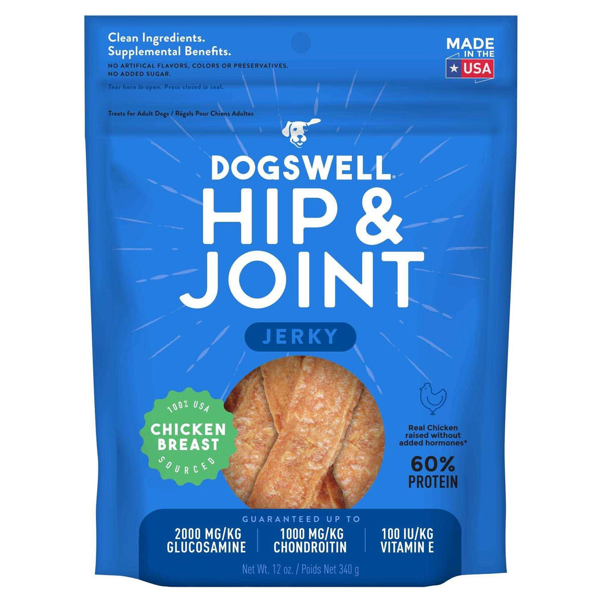 Chicken Hip & Joint Jerky Dog Treats Q93542