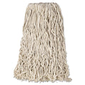 24oz White Cotton Wet Mop Head, 12/Carton L47989