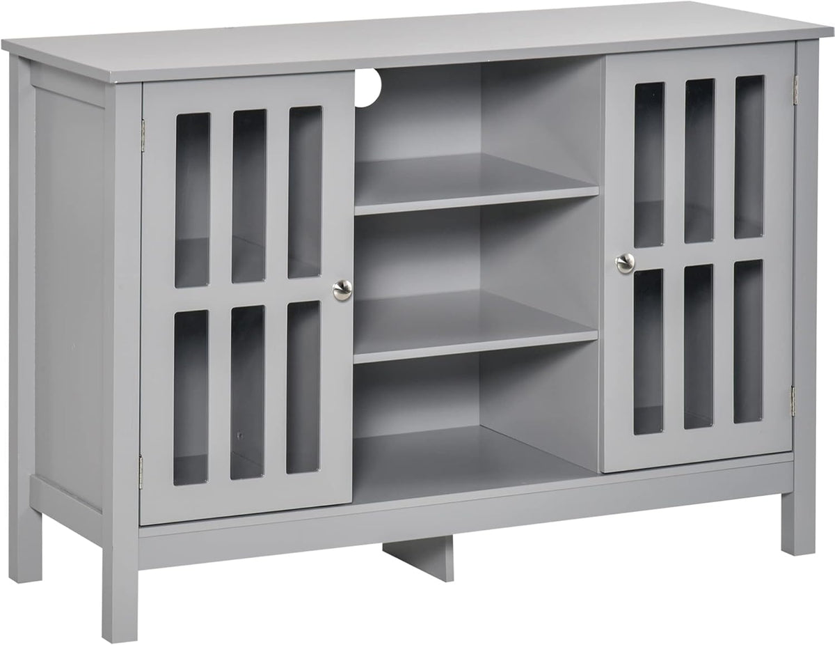 White Sideboard Storage Cabinet with 2 Doors R663992