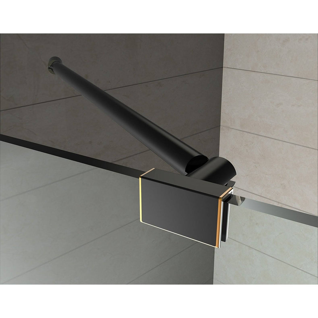 Frameless Shower Enclosure, 32x22 x 34x22 x 72 J407