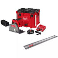 18V Brushless Cordless 6-1/2 in. Plunge Track Saw Kit with 55 in. Guide Rail R14645