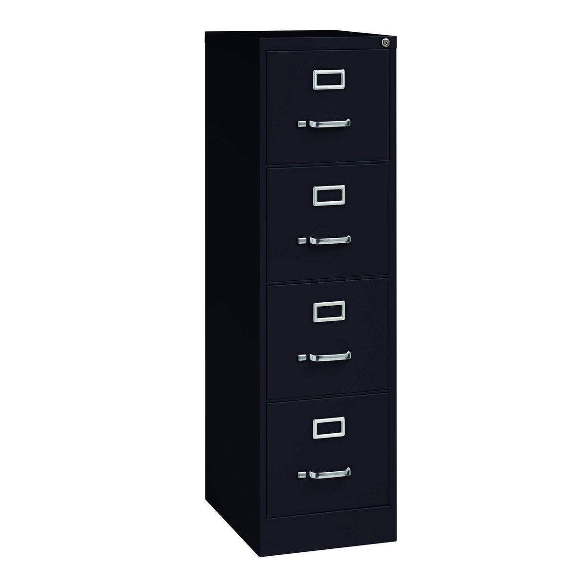 4 Drawer Letter Size File Cabinet Black A729