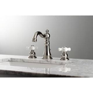 Matte Black Widespread Bathroom Faucet P110