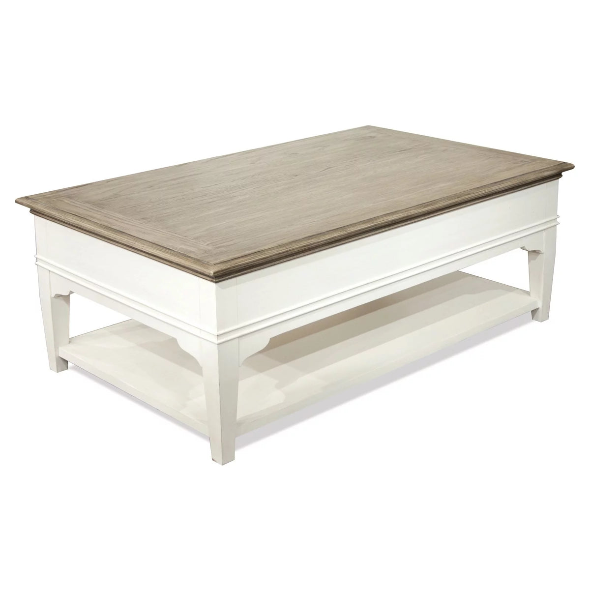 48" x 28" Multi-Color Wood Storage Coffee Table K7159