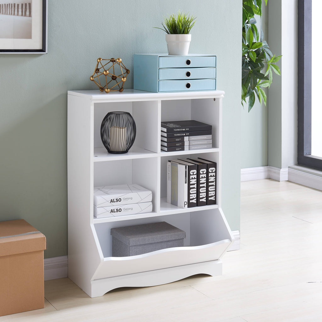 White Multi Cubby Storage Cabinet C33600