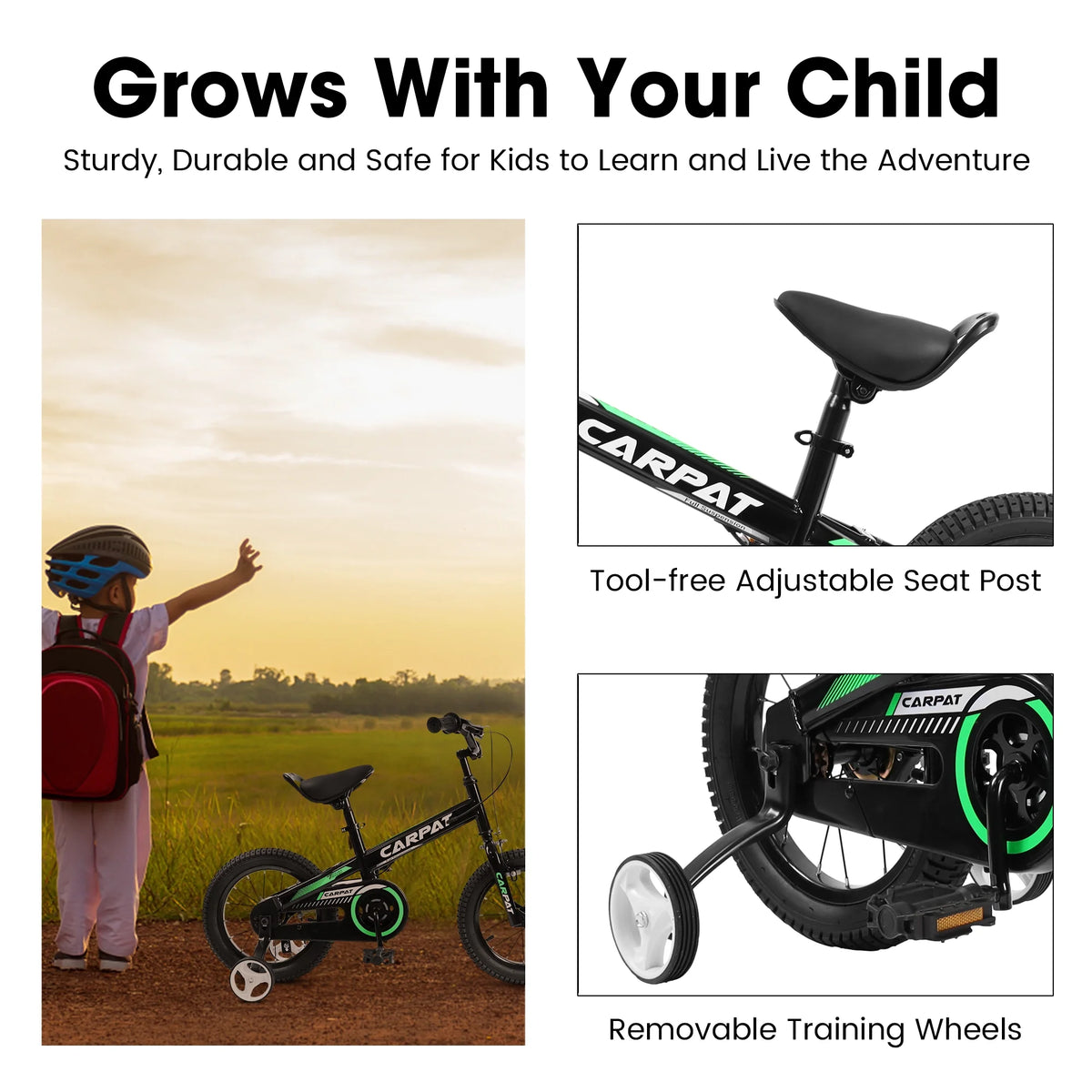 14 Inch Kids Bike with Training Wheels M961757