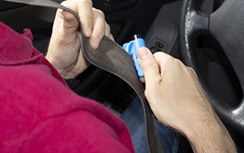 Emergency Keychain Car Escape Tool, 2-in-1 Seatbelt Cutter and Window Breaker S16086