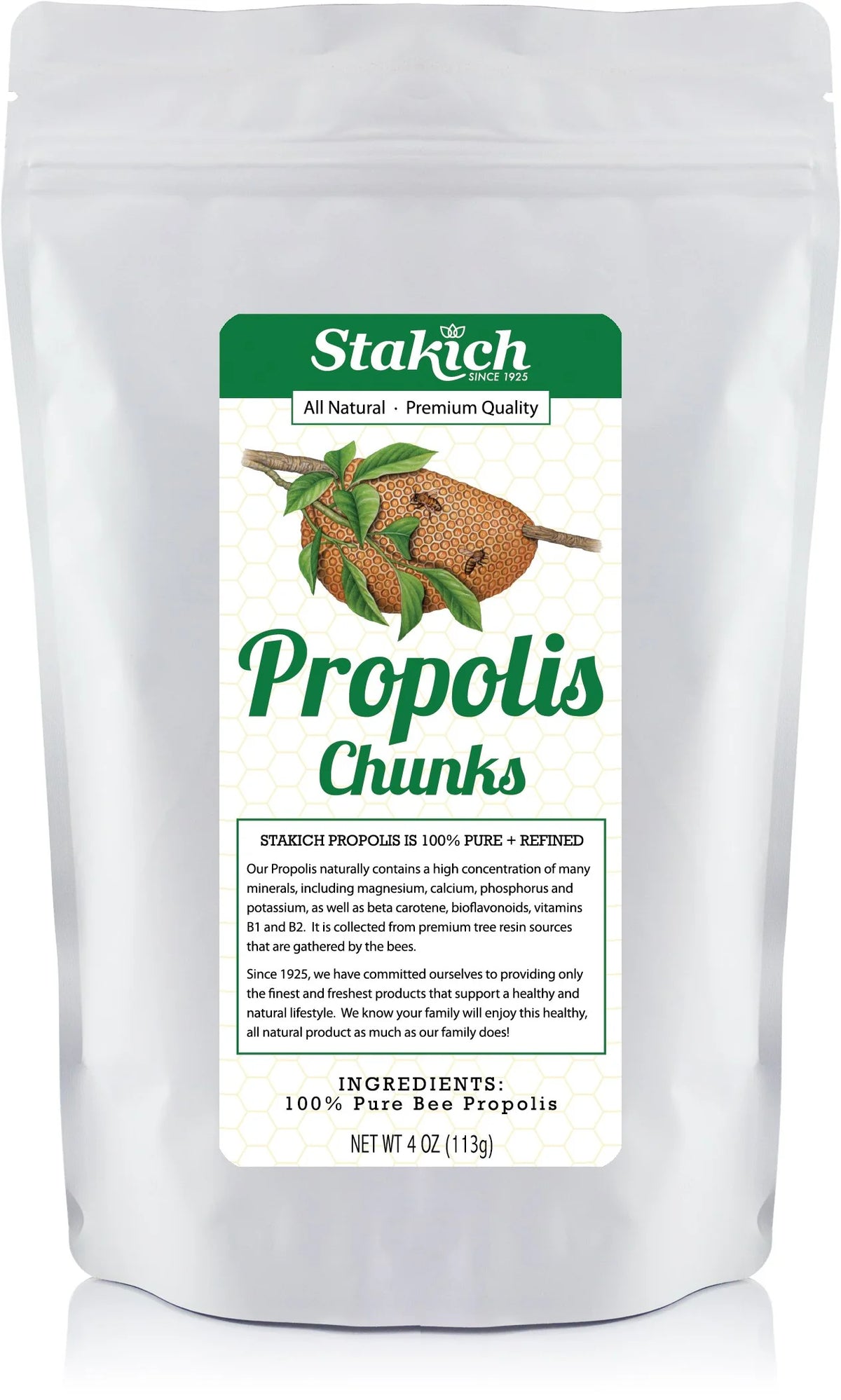 Pure Natural Bee Propolis Chunks 4 Ounce R67994