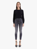 Black Ankle Fray Jeans S259742