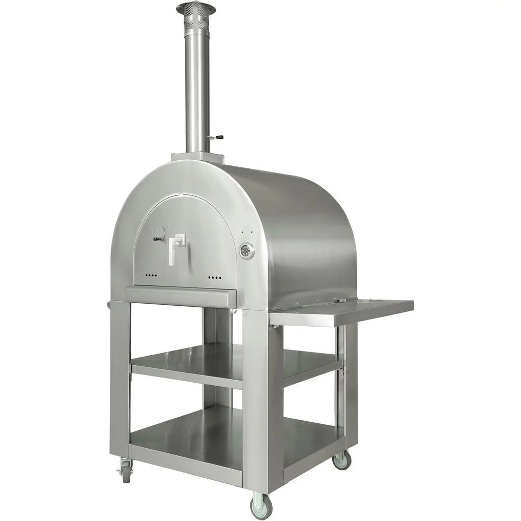 Portable Wood Fired Stainless Steel Pizza Oven J5792