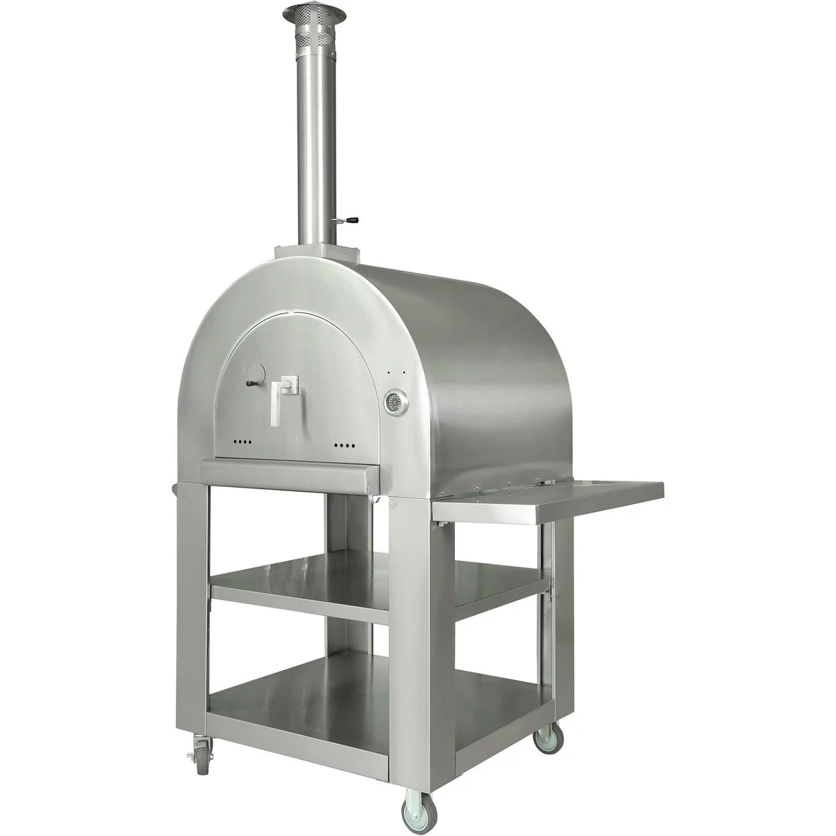 Portable Wood Fired Stainless Steel Pizza Oven J5792