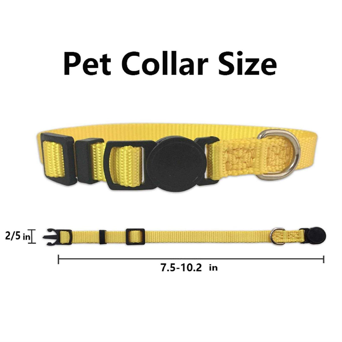 Soft Nylon Adjustable Breakaway Puppy ID Collar 14PCS Y51200