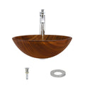 Chrome Vessel Faucet Ensemble N1193