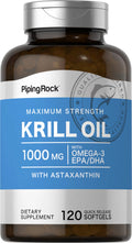 Krill Oil 1000mg 120 Softgels with Astaxanthin J227918