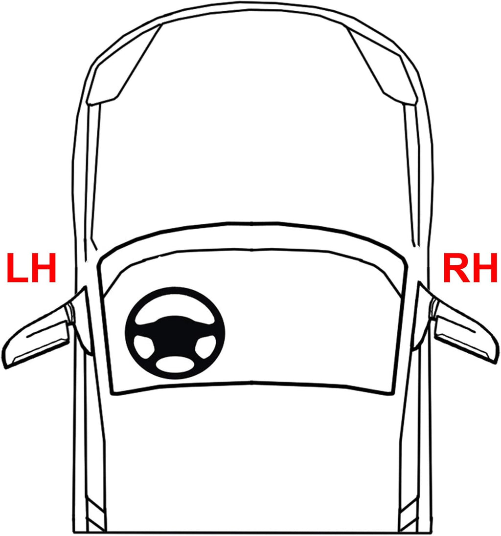 Passenger Side Headlight Lens and Housing S5668