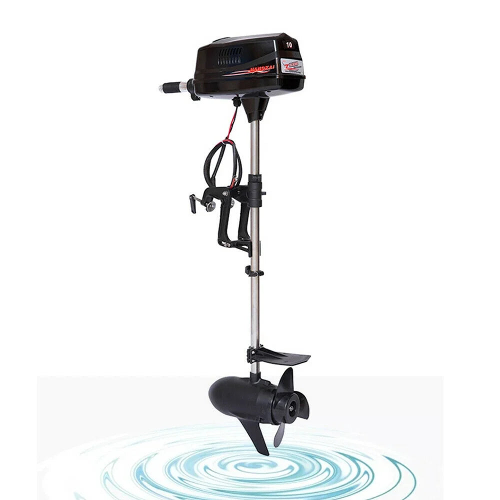 2200W Electric Outboard Motor Boat Engine Brushless Tiller Control 60V O956947
