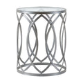 Metal Eyelet Accent Table O7400