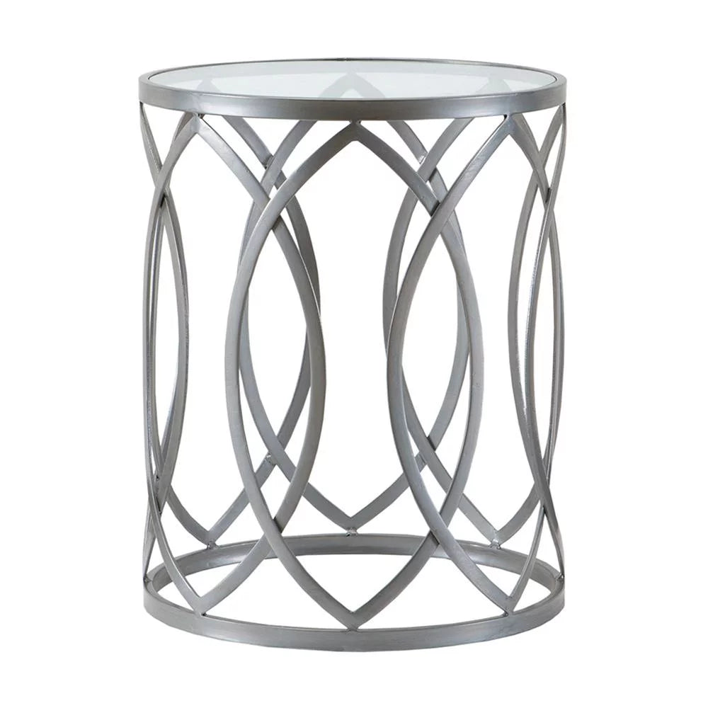 Metal Eyelet Accent Table O7400