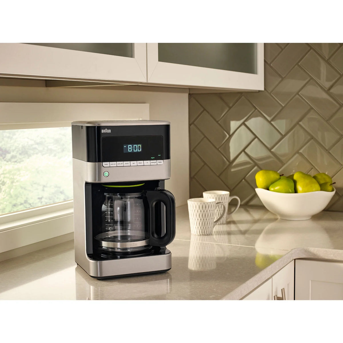 Black 12 Cup Drip Coffee Maker Q10966