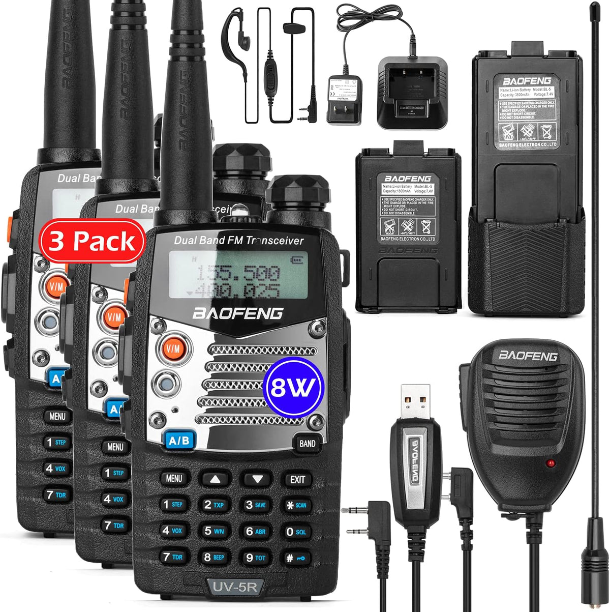 Dual-Band Handheld Walkie Talkies 2 Pack Z614