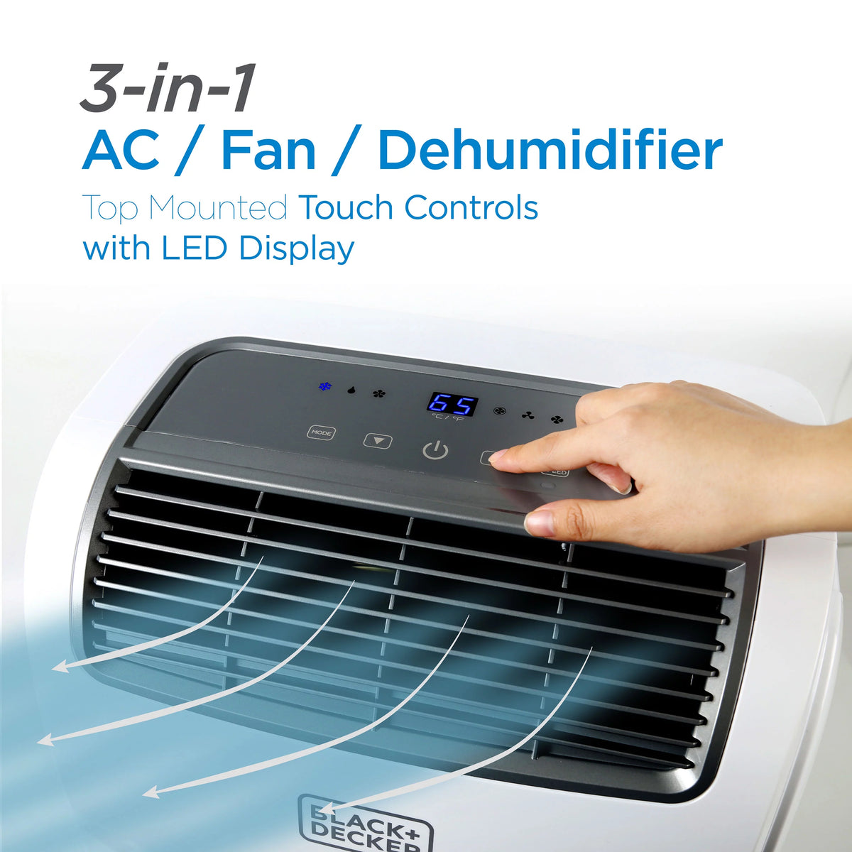 6,500 BTU Portable Air Conditioner 3-in-1 AC Unit M350146