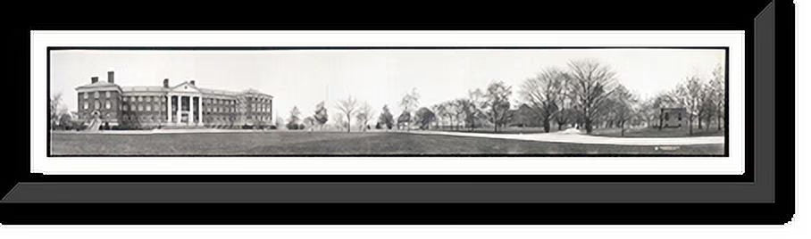 Historic Framed Print, 36-3/8" x 8-3/8" M179