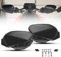 Black Plastic Hand Guards Wind Deflector Kit Pack of 2 D844