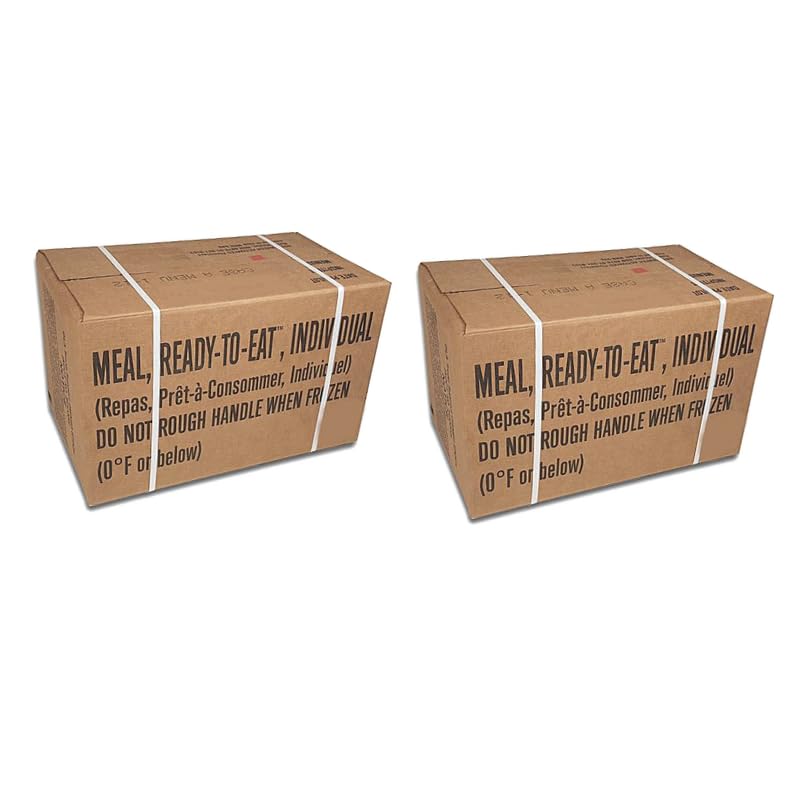 24 full food packs Military meals ready to eat with heater D175768