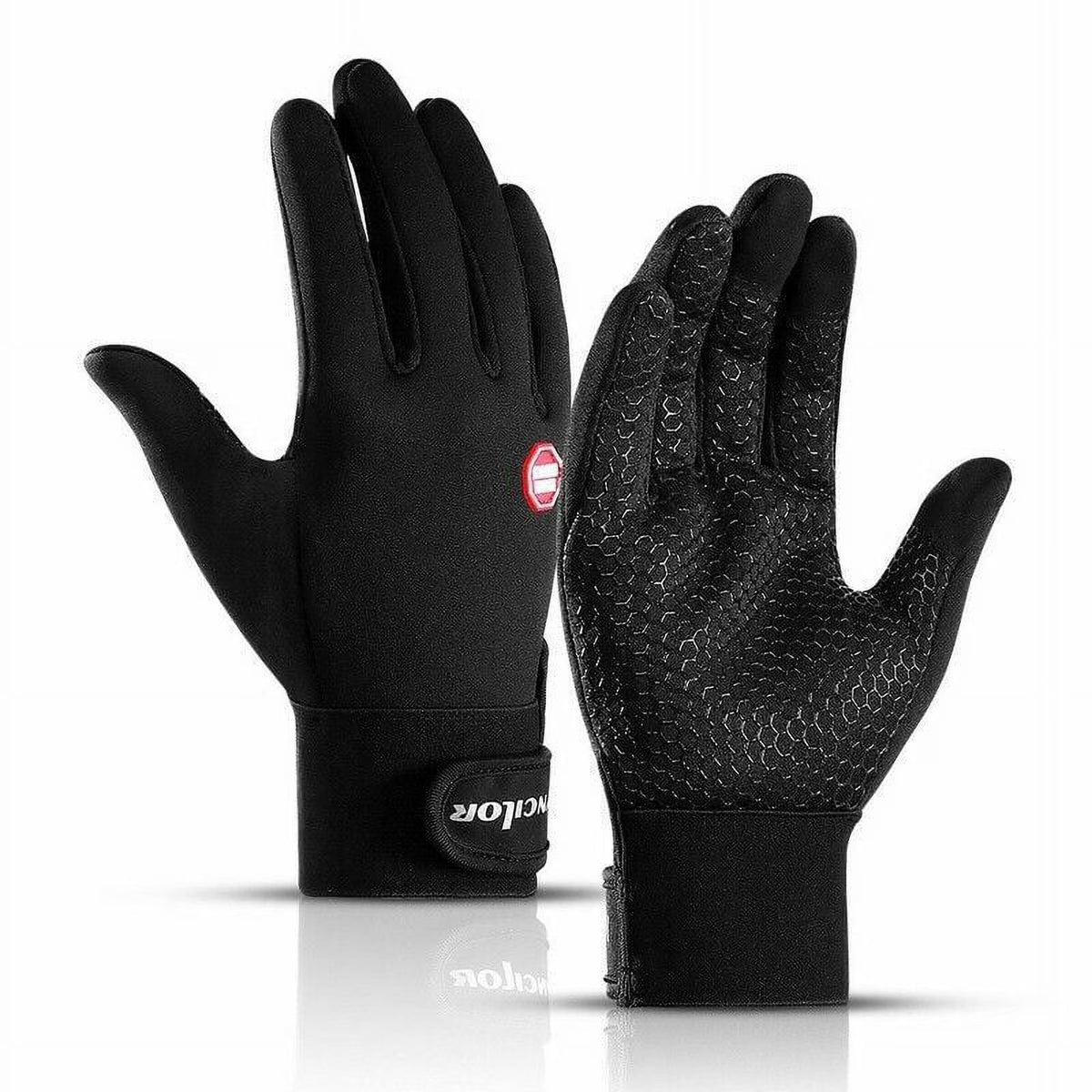Thermal Waterproof Touchscreen Ski Snow Gloves, Large O654856