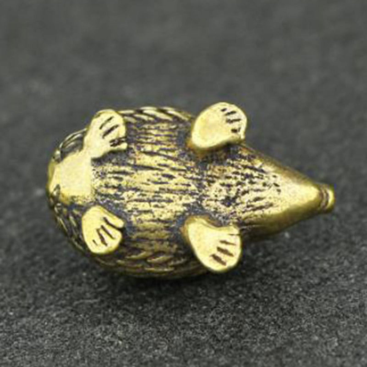 Brass Hedgehog Statue Home Decor Ornaments I66802
