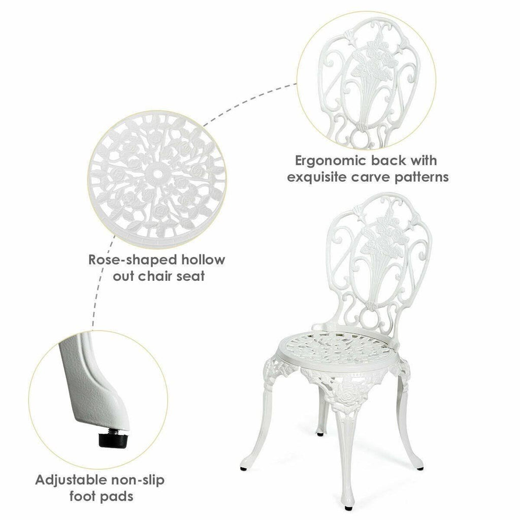 3 Pcs Patio Bistro Set Q70102