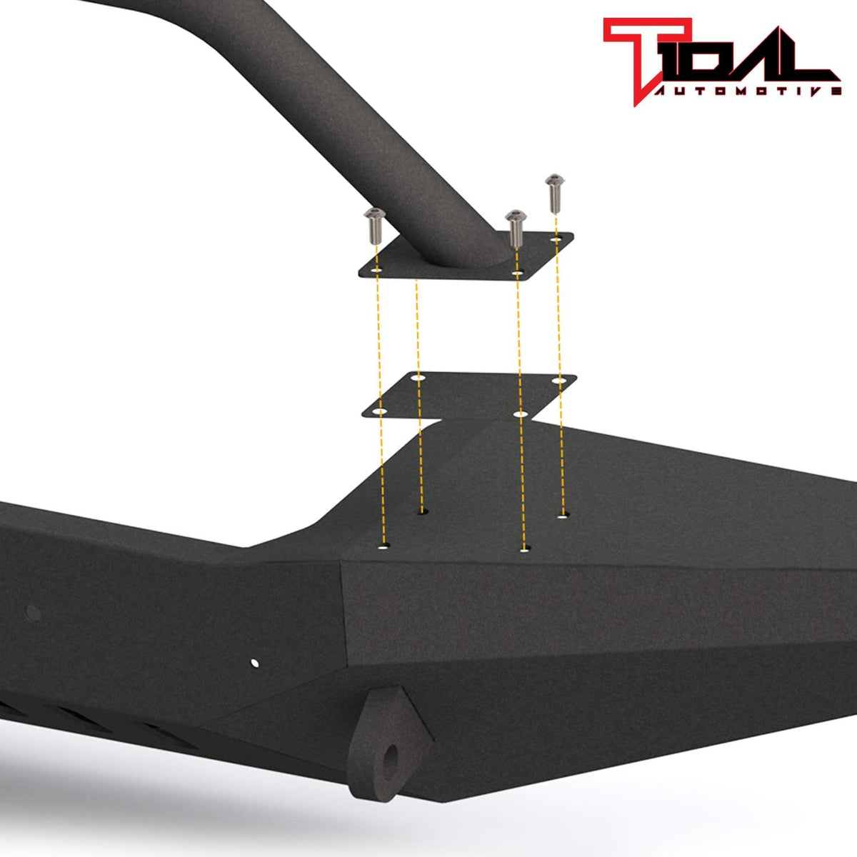Front Bumper with Winch Plate and Hoop C2984