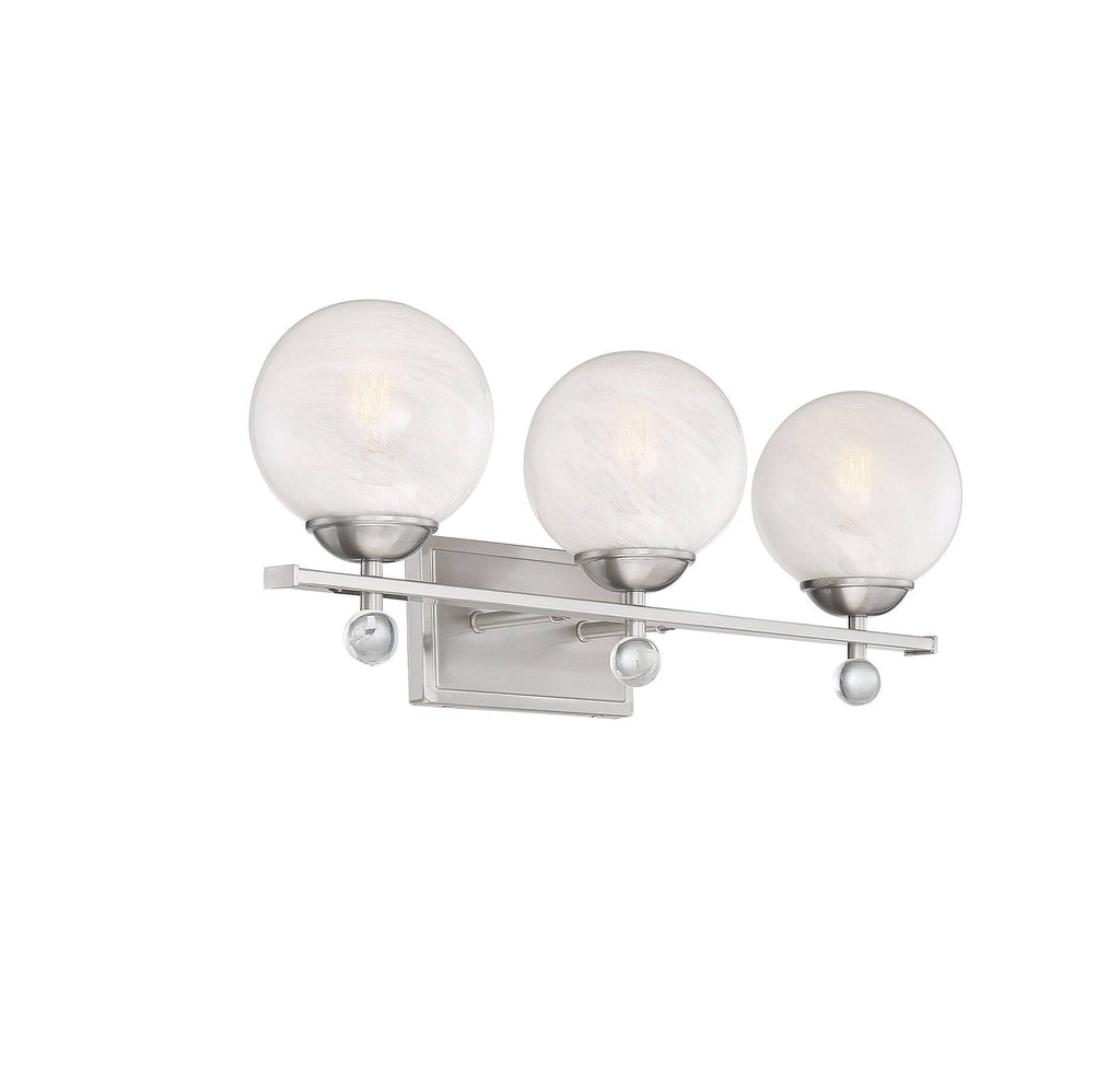 Satin Nickel 3 Light Bath R66084