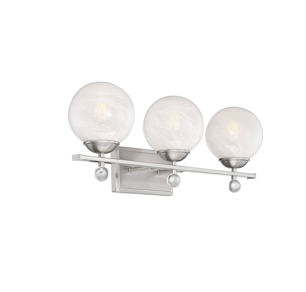 Satin Nickel 3 Light Bath R66084