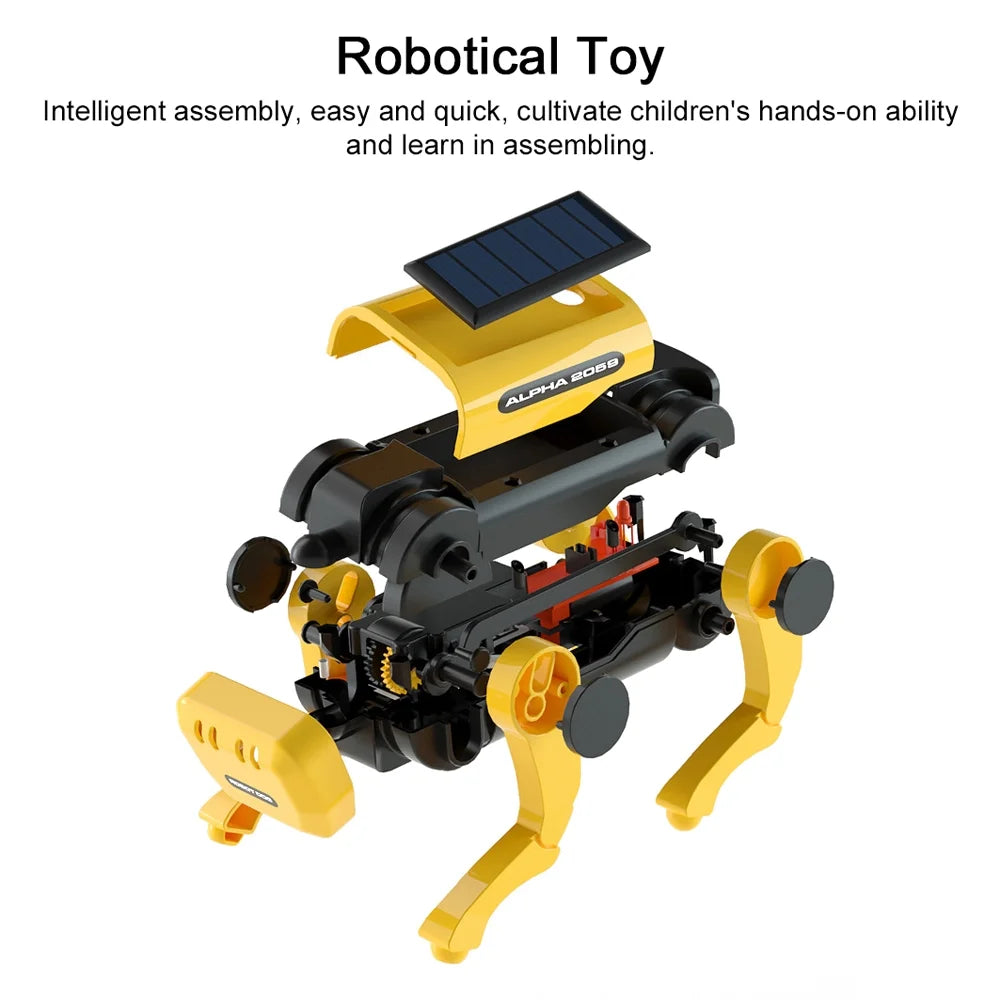 Solar Powered Robot Dog Cattle Kit Science Experiment G713