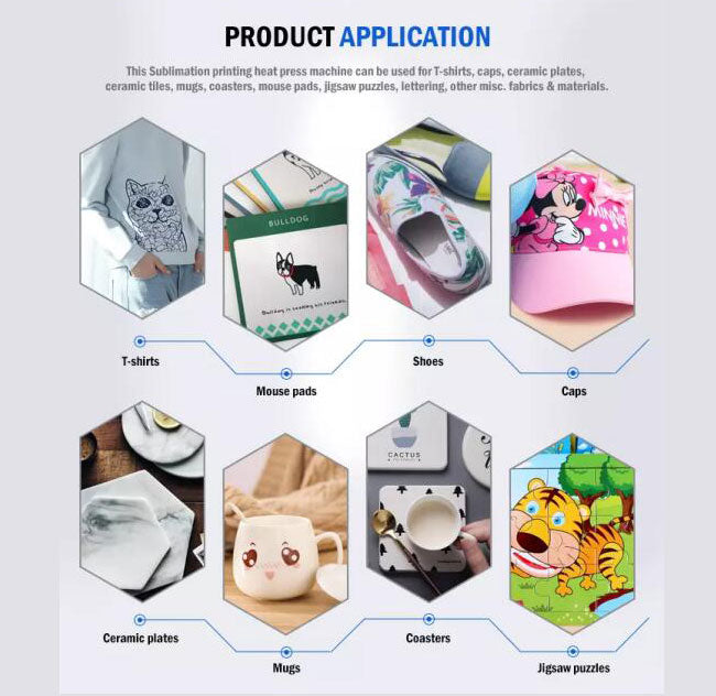 31" x 39" Manual Heat Press Machine for Printing T-Shirt Mug Coaster I36096