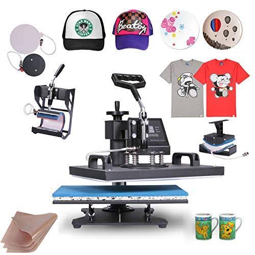 12 x 15 inch 5 in 1 Digital Sublimation Heat Press A5825