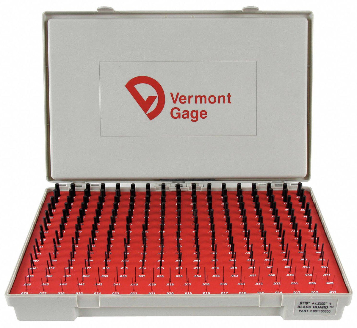 Pin Gage Set 0.011-0.250 in Black D15408