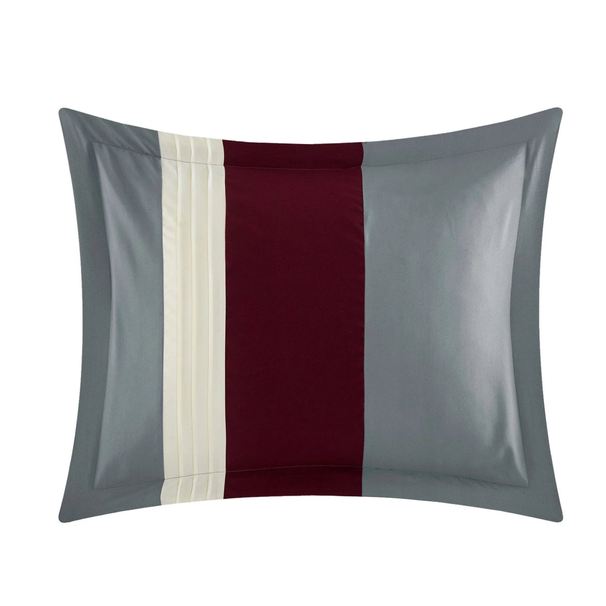 Burgundy King 10 Pieces Microfiber Comforter Set O949