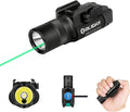 1350 Lumens Rechargeable Tactical Flashlight with Green Beam and White LED L9497