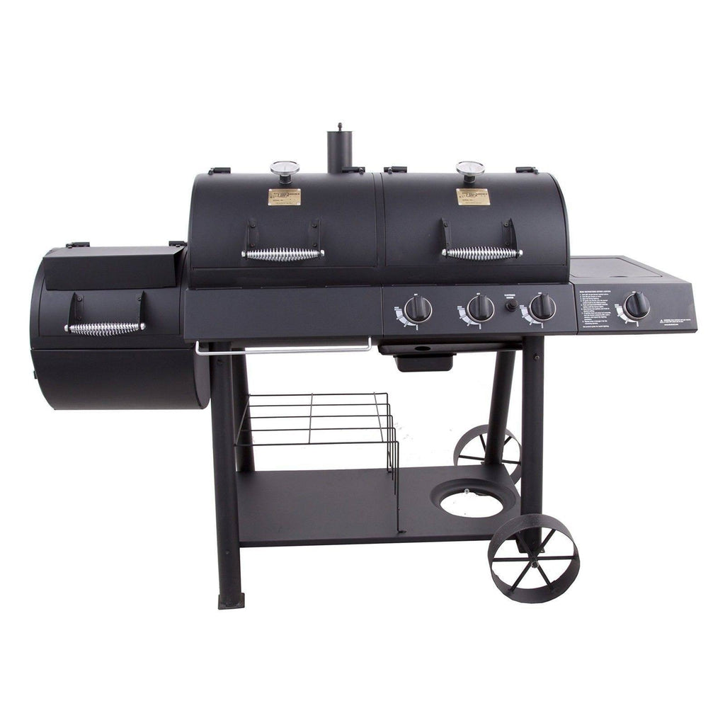 Charcoal/Gas/Smoker Combo O84652