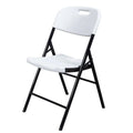 White 4 Pack Plastic Folding Chairs U4101