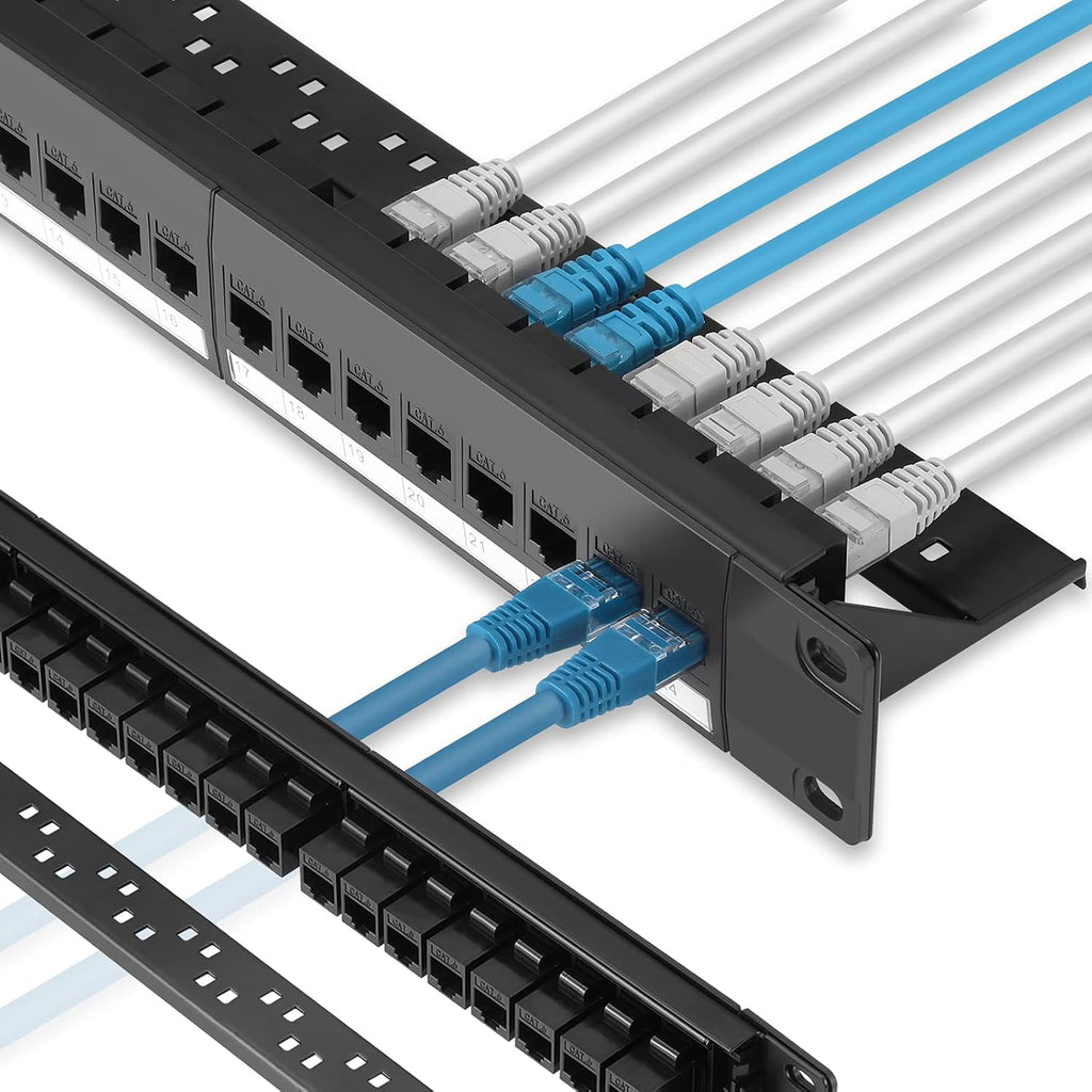48 Port Cat6 UTP 1U Patch Panel P8556